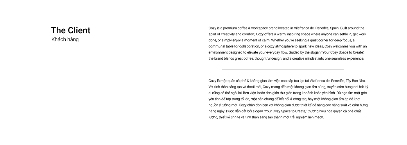 Dự án Cozy Coffee - hình 2