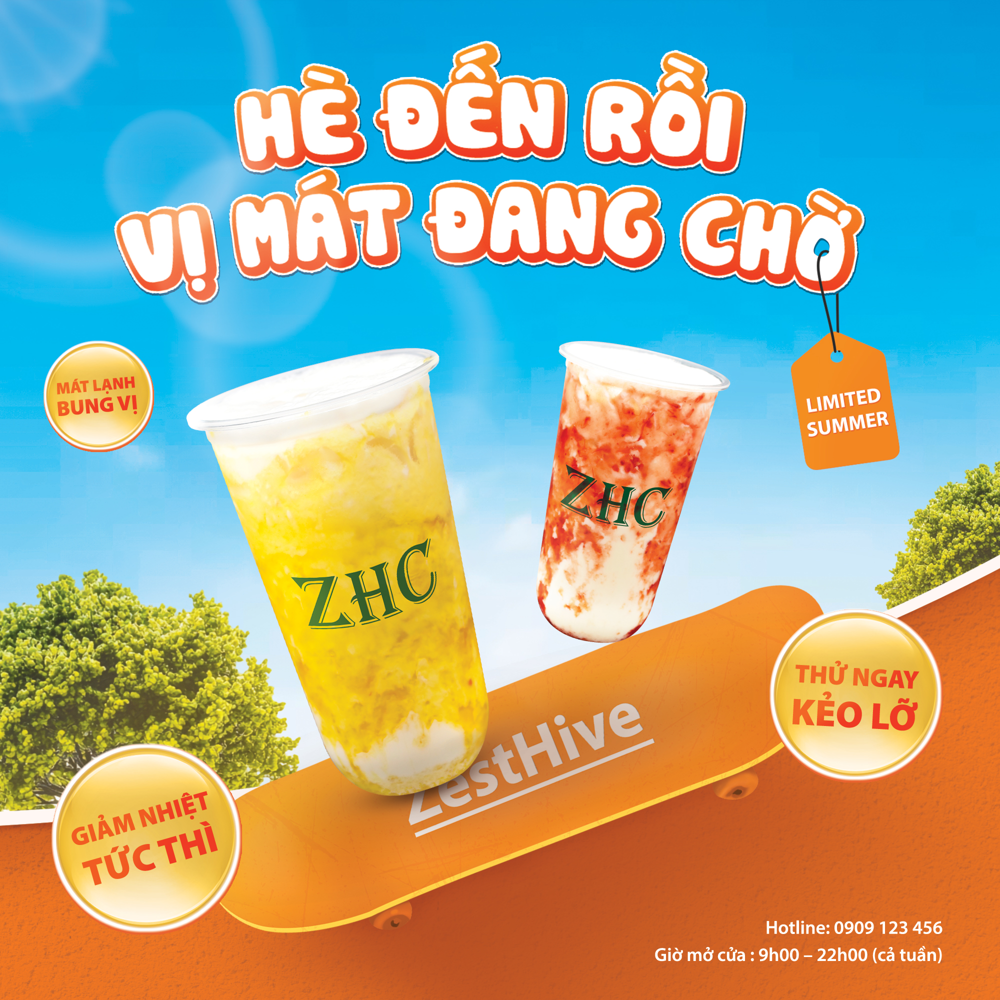 Ấn phẩm thiết kế Social ZestHive
